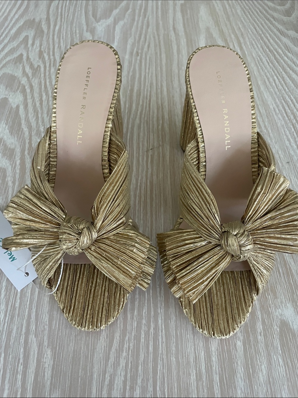 LOEFFLER RANDALL Penny Pleated Bow Heel